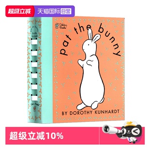 the Spend 自营 Pat 亲子互动书 婴幼香味玩具书 Bunny 英文原版 热销读物 如何消费经典 拍拍小兔子理财兔子 5岁盒装 触摸书