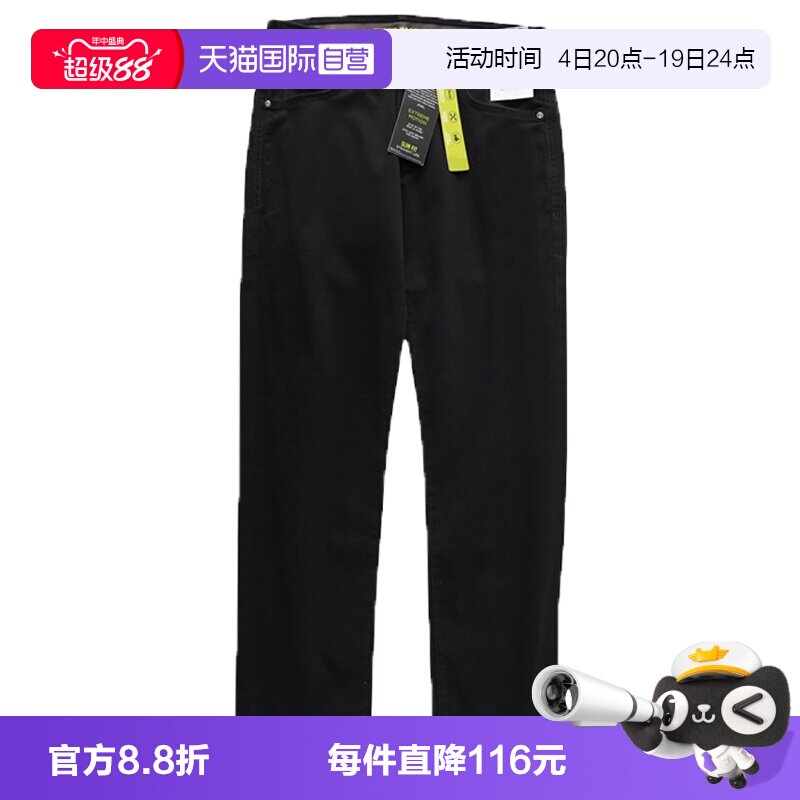Lee李拉链长裤春秋牛仔裤