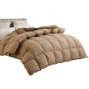 【自营】冬季90%白鸭绒被芯酒店双人保暖羽绒被A类抑菌面料冬被子