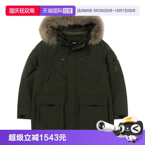 MLB羽绒服新款男女简约运动服