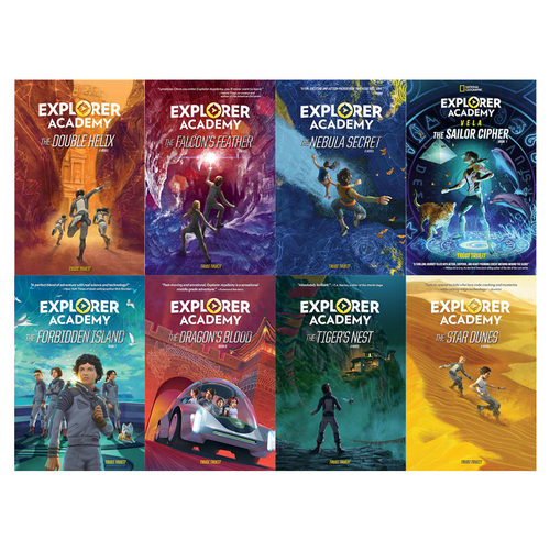 【自营】英文原版 Explorer Academy 探险学院系列1-7+水手密码 共8册 美国国家地理出品