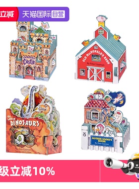 【自营】英文 Workman Mini House 迷你屋城堡屋系列 3册合售Mother Goose's House/The Enchanted Castle 鹅妈妈的家 造型书