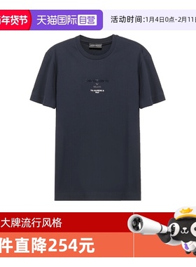 【自营】Emporio Armani阿玛尼 男士圆领短袖T恤6H1T6G 1JSHZ直筒