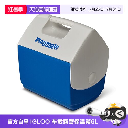 IGLOO进口户外车载冷藏保温箱6L