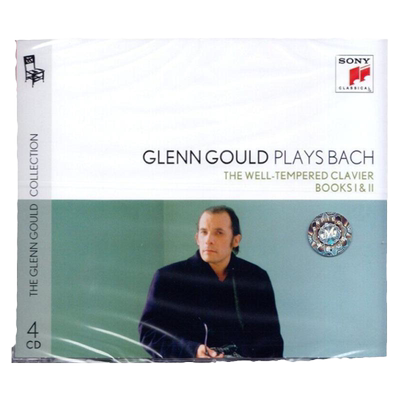 【自营】原装 钢琴家Glenn Gould古尔德 巴赫 十二平均律 4CD唱片