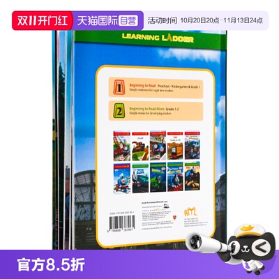 【自营】儿童英文原版绘本Thomas and Friends Learning Ladder小火车托马斯和朋友们第二部精装合辑10个故事套装分级阅读动画书籍