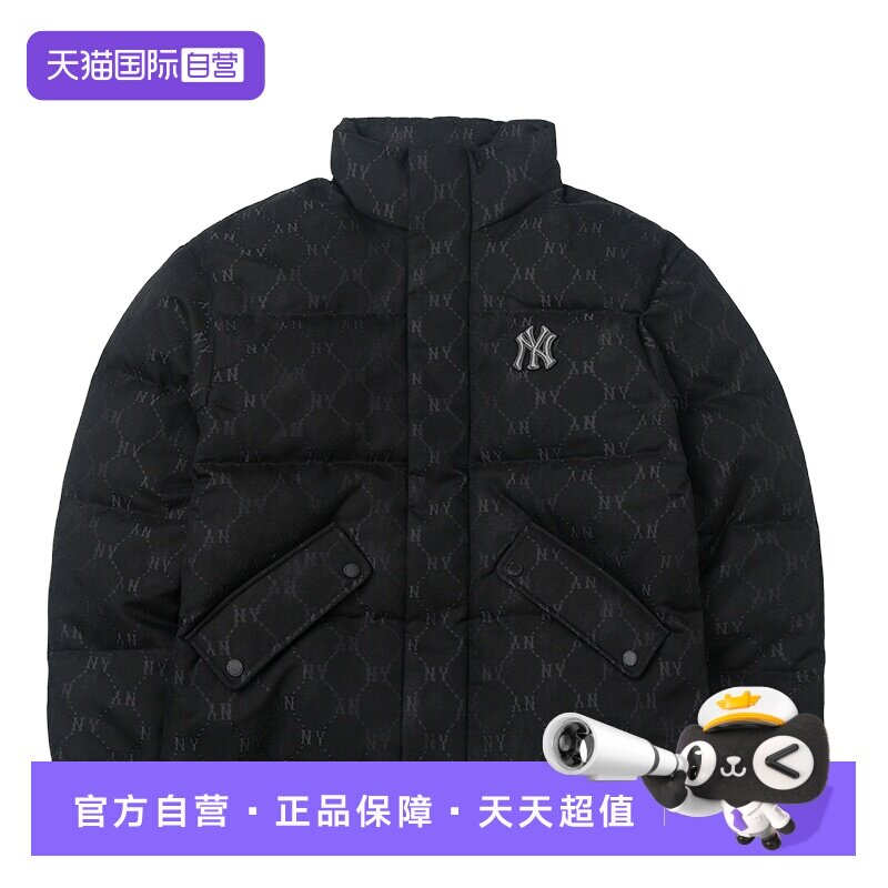 MLB羽绒服新款男女简约运动服