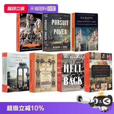 【自营】英文原版 European history 企鹅欧洲史系列 7册 美国版 古典欧洲的诞生 罗马帝国的遗产 欧洲发展历史小说