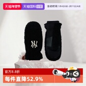 自营 MLB男女不分指手套冬季 新款 时尚 简约NY刺绣保暖手套