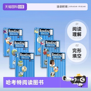 哈考特阅读技巧 自营 Reading 小学1 英文原版 Family 阅读理解完形填空 Harcourt 进口图书 Learning 6年级教辅 Skills