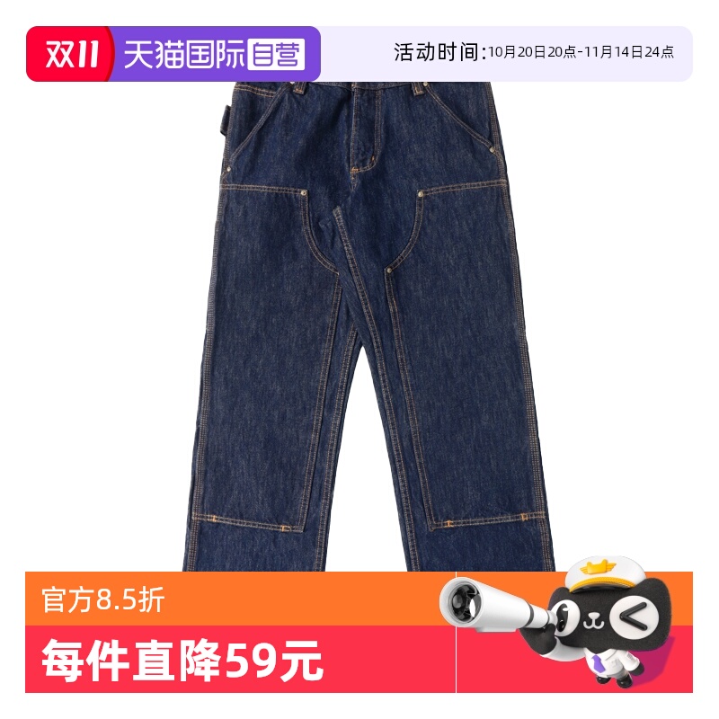 Carhartt/卡哈特宽松直筒牛仔裤