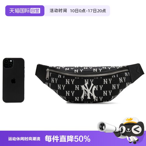 MLB腰包男女包新款复古老花胸包
