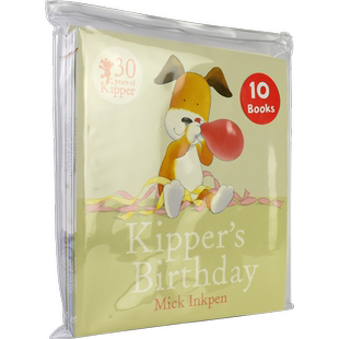 【自营】Kipper the Dog 小狗奇普 10册袋装 Mick Inkpen 小狗卡皮动画改编 30周年纪念版 廖彩杏推荐书单 温馨睡前故事 英文原版