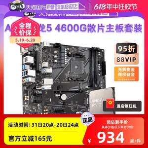 AMD锐龙R54600G微星技嘉板U套装