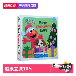 纸板书 胡桃夹子绘本故事图画书 Best Sesame Street Ever 英文原版 Christmas 圣诞节 芝麻街 自营