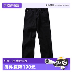 黑色长裤 男士 Lee李中腰宽松休闲直筒牛仔裤 子百搭春秋潮 自营