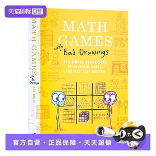 【自营】欢乐数学游戏英文原版Math Games with Bad Drawings75 1/4个简单有挑战性、随处可玩的游戏及其重要性数学趣事 精装进口
