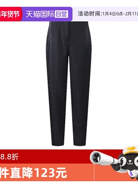 【自营】阿玛尼 女士锥形薄款亮面休闲裤长裤 6LYP12 YN2JZ