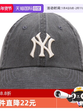 【自营】MLB男女帽简约运动帽子休闲跑步复古圆顶鸭舌帽3ACPVV55N
