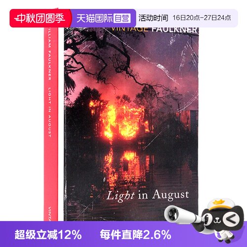 Vintage出品八月之光英文原版
