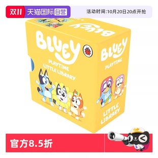 小小图书馆 手掌书 英文原版 Little Library Playtime 预售 Bluey 儿童启蒙纸板书 布鲁伊玩耍时间 自营
