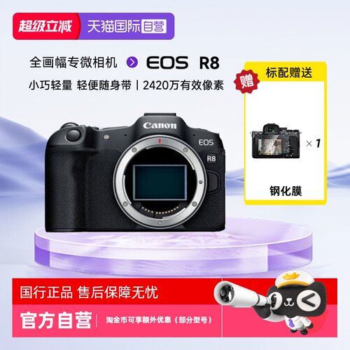 佳能R8全画幅微单数码照相机