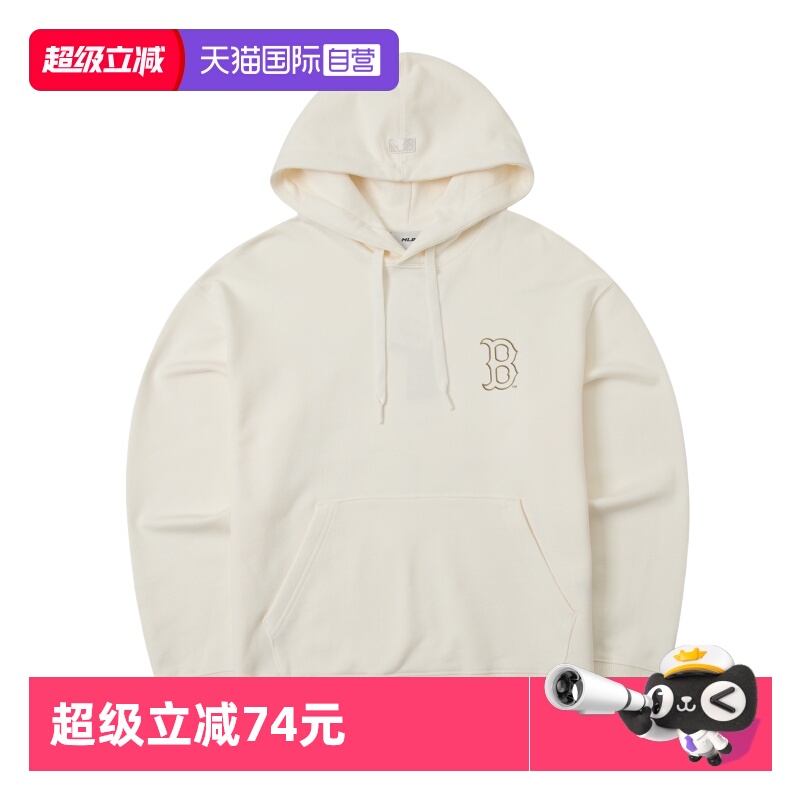 MLB男女情侣套头时尚连帽卫衣
