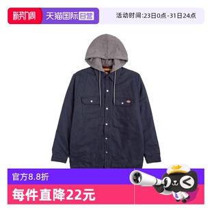 自营 工装 亏本清仓 假两件连帽宽松大码 夹克外套 Dickies男士
