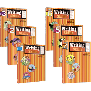 【自营】Harcourt Family Learning Writing Skills 哈考特家庭辅导 写作技巧和思路 小学1-6年级练习册 儿童英语教辅英文原版图书