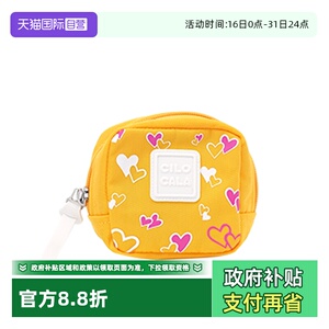 【自营】CILOCALA日本时尚出游帆布方形卡包女零钱包耳机包收纳包