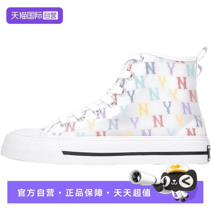 MLB老花NY运动鞋高帮休闲鞋