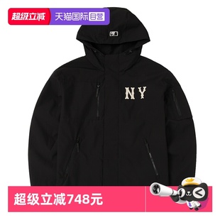 新款 女装 MLB夹克男装 休闲运动情侣宽松连帽外套3AWJB0644 自营