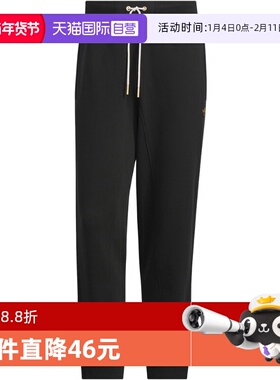 【自营】Adidas阿迪达斯男子卫裤三叶草针织休闲收口长裤JL8376