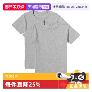 【自营】RALPH LAUREN男士休闲打底短袖T恤714835960 003灰色