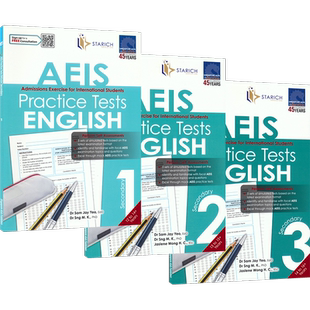 【自营】SAP Practice Tests English Secondary 1-3 新加坡AEIS 国际考试模拟练习 初中英语 初一-初三 阅读写作 英文原版进图书