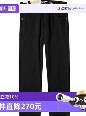 【自营】亏本清仓 Wrangler 黑色百搭休闲牛仔裤男士修身直筒长裤