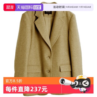 自营 新款 ELLE法式 外套女2024冬装 小个子休闲小西服 廓形西装