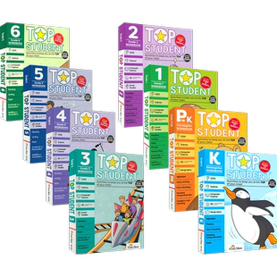 【自营】Evan-Moor Top Student PreK-Grade 6 美国加州教辅 优等生系列 幼儿园小学英语数学STEM科学计算机社交情感 英文原版进口