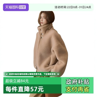 复古皮毛一体正反两穿设计 Bari Petit 女士夹克外套机车 自营