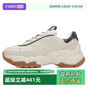 自营 缓震耐磨训练鞋 MLB休闲鞋 男女低帮透气板鞋 3ASHBEM4N 新款