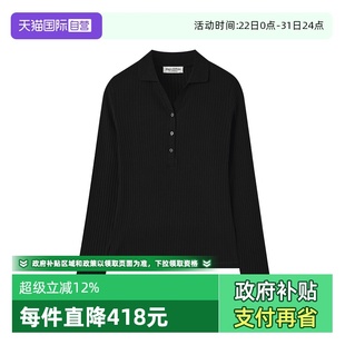 Polo Polo衫 自营 女 显瘦针织长袖 Marc V领修身 商场同款