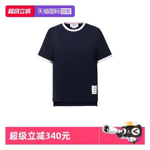 自营 圆领棉质休闲短袖 Thom 女士经典 T恤宽松 Browne春夏新品