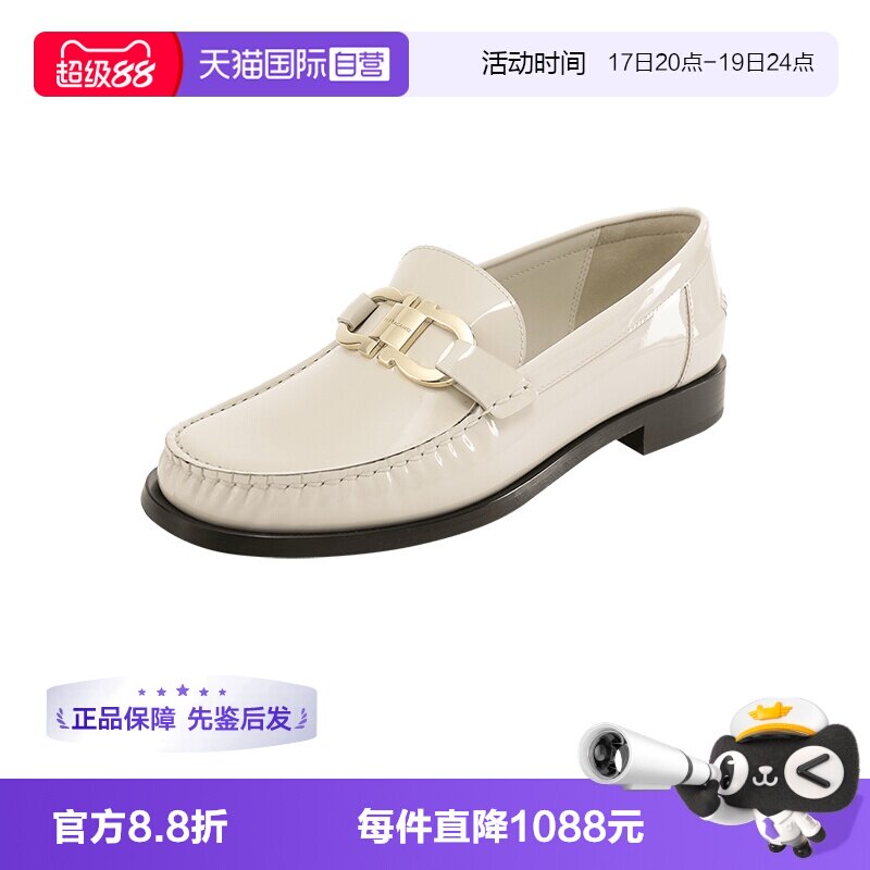 FERRAGAMO牛皮乐福鞋皮鞋单鞋