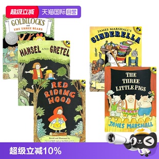 【自营】英文原版 James Marshall 2册 吴敏兰书单 凯迪克奖作家绘本 经典童话故事图画书 Goldilocks and the Three Bears