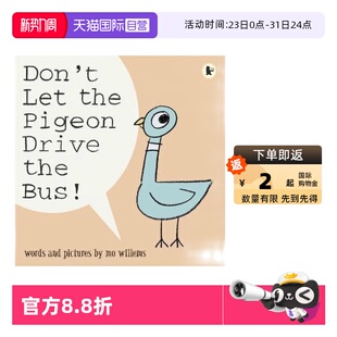 进口图书绘本 英文原版 Bus别让鸽子开巴士 自营 Don the Let 儿童英文故事英语启蒙 Pigeon Willems作品 Drive