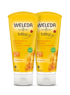 WELEDA维蕾德宝宝洗护二合一