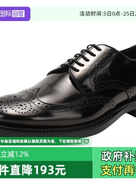 【自营】TOD’S/托德斯男士牛皮系带皮鞋德比鞋 XXM62C00C10AKT