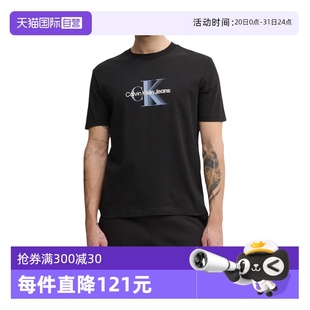 T恤 男装 自营 Calvin Klein CK男士 新款 凯文克莱夏季 圆领短袖