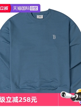 【自营】MLB运动卫衣男女新款NY标运动服时尚户外套头衫3AMTB9144