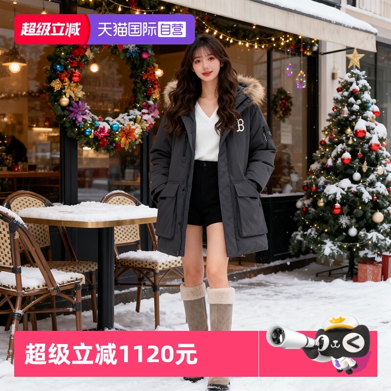 【自营】MLB羽绒服新款男女简约运动服户外休闲复古外套3ADJB0656